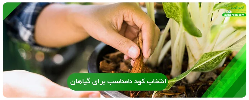 انتخاب کود نامناسب برای گیاهان