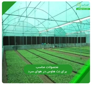 محصولات مناسب برای نت هاوس در هوای سرد