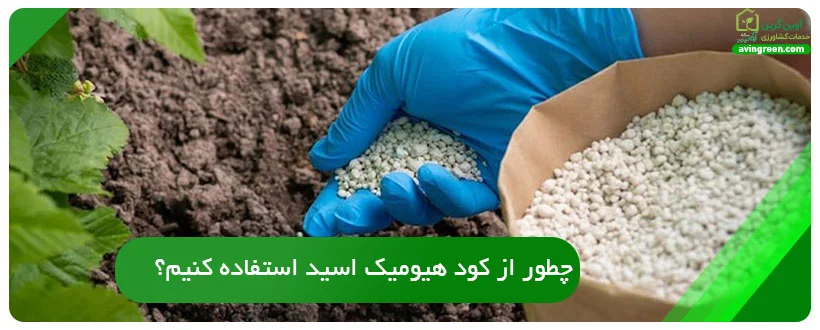 چطور از کود هیومیک اسید استفاده کنیم؟