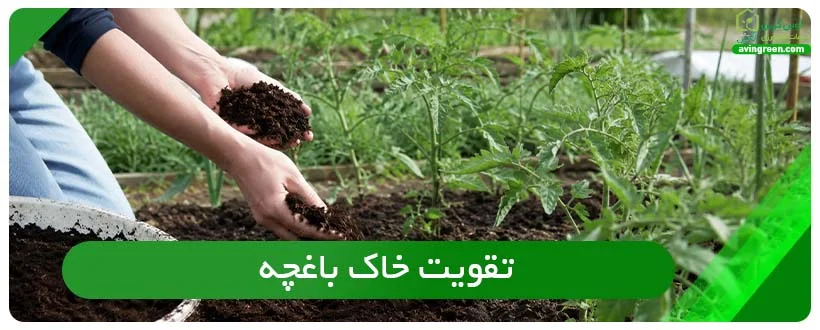 تقویت خاک باغچه